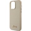 Guess GUHCP15LPGMCSD iPhone 15 Pro 6.1 złoty/light gold hardcase Glitter Glossy Script